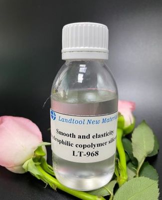 30g / L Kabarık Silikon Yumuşatıcı, Kumaşlar İçin% 45 Organosilikon Bileşimi, Kuru ve pürüzsüz bir his tarzı