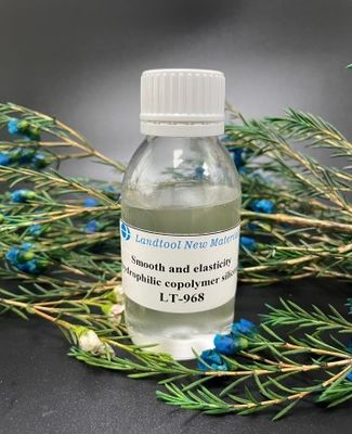 30g / L Kabarık Silikon Yumuşatıcı, Kumaşlar İçin% 45 Organosilikon Bileşimi, Kuru ve pürüzsüz bir his tarzı